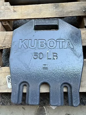 Buy New OEM Kubota Tractor Weight Suitcase Plate 50 LBS 70090-40007 0112S001 *READ* • 134.99$