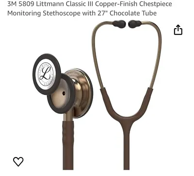 Buy 3M Littmann 5809 Classic III Stethoscope - Brown • 108$