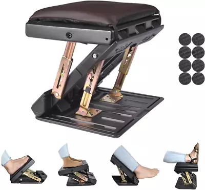 Buy Foot Rest For Under Desk At Work 4-Level Height Adjustable, Ergonomic Foldable F • 84.99$