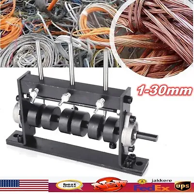 Buy Manual Wire Stripping Machine For Scrap Cable Stripper Copper Recycling Tool! • 37.06$