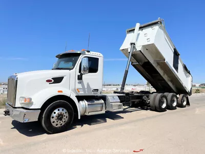 Buy 2016 Peterbilt 567 10 Yard Semi Dump Truck Day Cab Cummins Diesel M/T • 1$