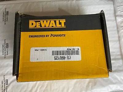 Buy Dewalt Concrete Wedge Anchors, 3/8 X5 , Full Box Of 50 - Part# 46U125 • 55$
