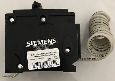 Buy Siemens B120H00S01 Circuit Breaker, 20 Amp, 1 POLE 120 VOLT 22K W/SHUNT CIRCUIT • 100$