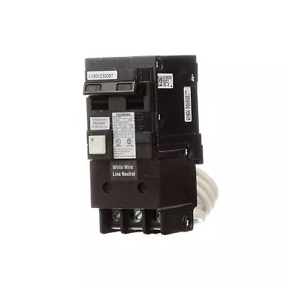 Buy Siemens QF215A Ground Fault Circuit Interrupter 15 Amp 2 Pole 120V 10000 Aic • 214.38$