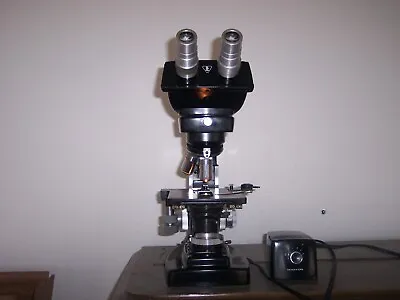 Buy Vintage Bausch And Lomb Photobinocular Dynazoom  Microscope  10x, 40x, 100x  • 200$