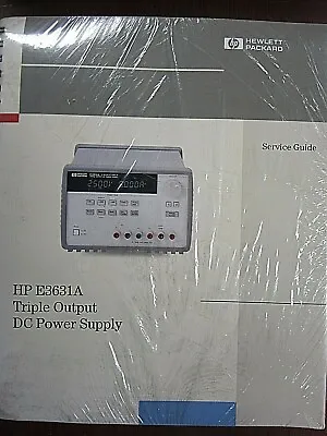 Buy HP E3631A Triple Output DC Power Supply Service & User's Guide NEW • 29.99$