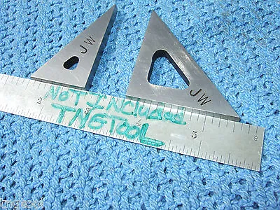 Buy Triangles 2  Tall  Angle Gage Blocks 45* 30* Vintage Toolmaker Machinist Inspect • 84.95$