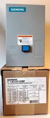 Buy SIEMENS 14CU†32A  SIZE 0 Motor Starter With ESP200 And Panel 18 Amps 115/230v • 299.99$