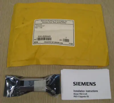 Buy New Siemens PAD-3-UK Upgrade Kit 500-648449 NAC Extender Power Supply Unit • 17.99$
