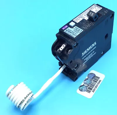 Buy Circuit Breaker Siemens Q115DF 15 Amp 1 Pole Dual AFCI/GFCI • 137.99$