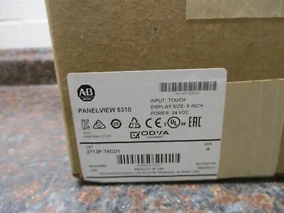 Buy Allen Bradley 2713P-T6CD1 PanelView 5310 Graphic Terminal Touch Screen 100% NEW • 1,340$