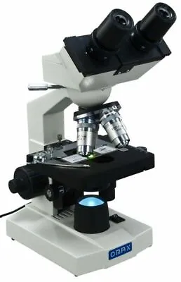 Buy OMAX 40X-2000X Binocular Lab Compound LED Biological Microscope Mechanical Stage • 209.99$