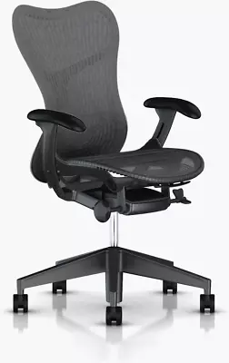 Buy Herman Miller Mirra 2 Chair - Open Box -Slate Grey -Silver Alloy Base • 489.11$