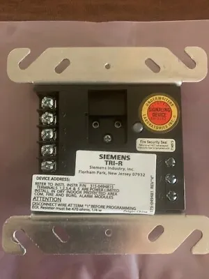 Buy Siemens Tri-r Addressable Relay Module (80+ Available)  No Pen Marks  • 195$