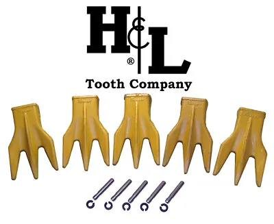 Buy 1U3202 TR3 Triple Tiger® Trident® Bucket Teeth For Cat J200 5 Pack H&L Tooth Co. • 109.95$
