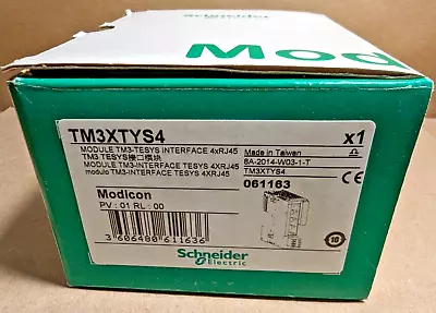 Buy New In Box Schneider Electric TM3XTYS4,  Modicon TM3 - 4 Tesys Motors Interface • 125$