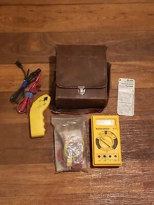 Buy Beckman Industrial HD110 Digital Miltimeter Case And Accessories Untested As Is  • 50$