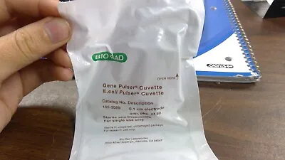 Buy Bio Rad Gene Pulser/E.coli Pulser  0.1 Cm Cuvettes • 10.98$