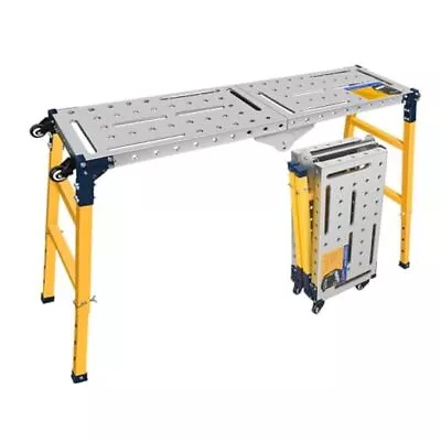 Buy  Versatile Portable Steel Work Platform And Welding Table With Casters | 55 X  • 338.59$