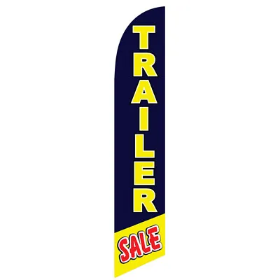 Buy Trailer Sale 12ft Feather Banner Swooper Flag, Replacement Flag Only • 18.99$