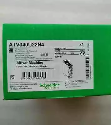 Buy NEW Schneider ATV340U22N4 INVERTER In Box Fast Shipping • 394.50$