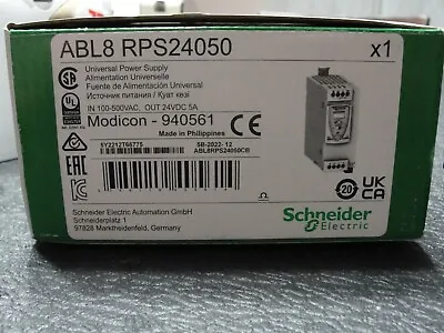 Buy Schneider Electric Abl8r Ps2405 Universal Power Supply, 5a New • 150.69$