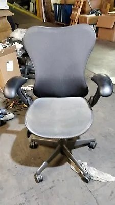 Buy Loaded Herman Miller Mirra 1 Task Chair Grey Mesh Desk Chair Office Mirra Loaded • 379.99$