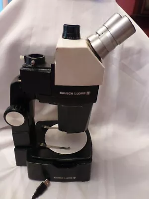 Buy Bausch And Lomb Stereozoom 7 Microscope 10X On Base, Missing Eyepieces, Untested • 99.99$