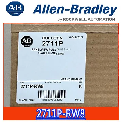 Buy Allen Bradley 2711P-RW8 Ser K Touch Screen New Seal Stock Free Shipping • 353.90$