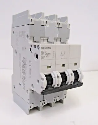 Buy New Siemens 5sj4350-7hg41 Mini Circuit Breaker 240v 3 Pole 50 Amp Class C Nib • 241.49$