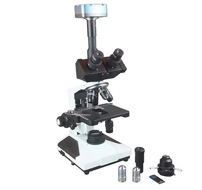 Buy PCM Phase Contrast Asbestos Microscope W 5Mp Camera & Walton Beckette Scale • 799$