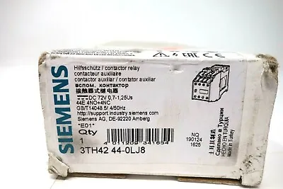 Buy Siemens Contact Relay 3TH42 44-0LJ8 NEW (FREE SHIPPING) • 22.99$