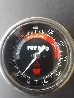 Buy 3  Dial BBQ Pit/Smoker/Grill Thermometer 2.5  Stem 50/550F Custom Black Dial • 15.95$