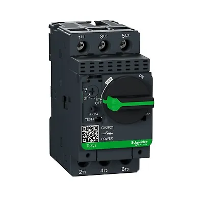 Buy Schneider Electric TeSys Deca Motor Circuit Breaker 17 To 23A GV2P21 • 129.99$