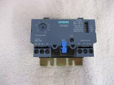Buy Siemens ESP200 Overload Relay      48ATC3S00       3UB8123-4CW2 • 46$