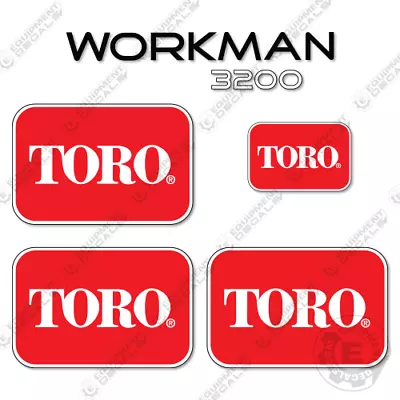 Buy Fits Toro Workman 3200 Decal Kit Spray System - 7 YEAR OUTDOOR 3M VINYL! • 94.95$