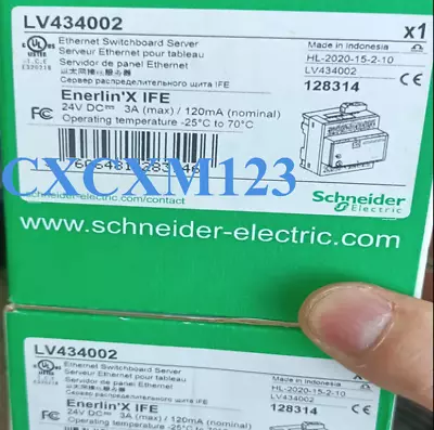 Buy CxNEW Schneider Electric LV434002 ETHERNET SWITCH BOARD IFE Gateway • 640$