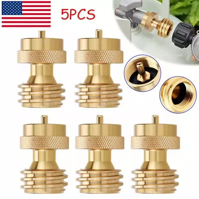 Buy 5Pcs New Propane Adapter 1-20lb Steak Saver Refill Fitting For Disposal Cylinder • 42.89$