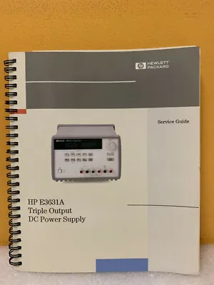 Buy HP E3631-90100 E3631A Triple Output DC Power Supply Service Guide • 42.49$