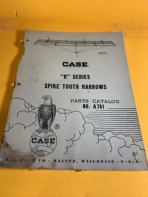 Buy Vintage Original Case  R  Series Spike Tooth Harrows Parts Catalog • 24.99$