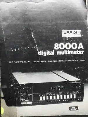 Buy 8000A Digital Multimeter - ( Fluke ) • 19.99$