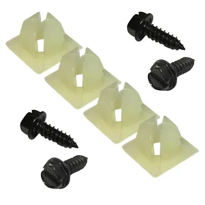 Buy 4sets License Plate Screws Kit Durable SUV Mounting Bolt Self Tapping Rustproof • 6.50$