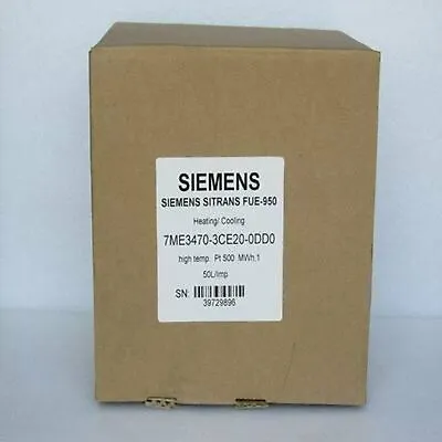 Buy New SIEMENS Heat Meter Energy Calculator 7ME3470-3CE20-0DD0 One Year Warranty • 1,547.40$