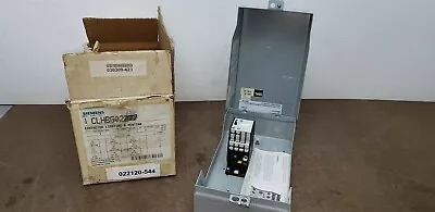 Buy Siemens CLHBG02120 Enclosed 2 Pole 20 Amp Lighting Contactor 120 Vac Coil • 253$