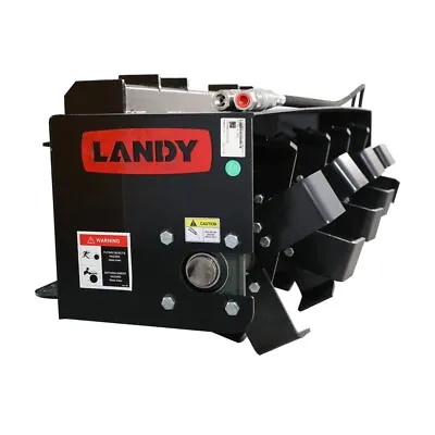 Buy Landy Attachment 72  Skid Steer Soil Cultivator Light Duty Hydraulic Roto Tiller • 2,099$