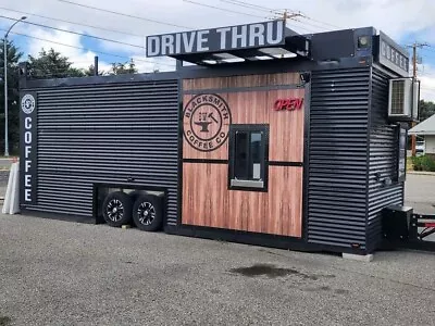 Buy Mobile Coffee Drive Thru Kiosk 8x30' Assets Only**  • 135,000$