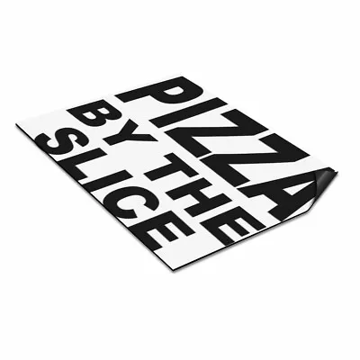Buy Car Magnet Set Of 2 Pizza By The Slice Black Food Bar Restaurant Food Truck • 31.99$