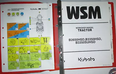 Buy Kubota B2650HSD B3350HSD B3350SUHSD Tractor Service Workshop Manual ORIGINAL! • 119.99$