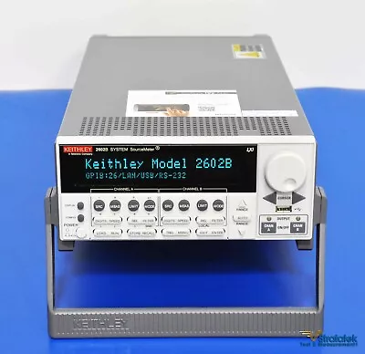 Buy Keithley 2602B SourceMeter SMU Dual Channel Source Meter NIST Calibrated • 6,990$