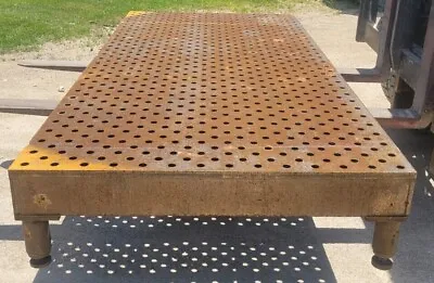 Buy 55  X 118  Acorn Style Steel Precision Set-up/Welding Table 1-1/8  Tapered Holes • 8,500$